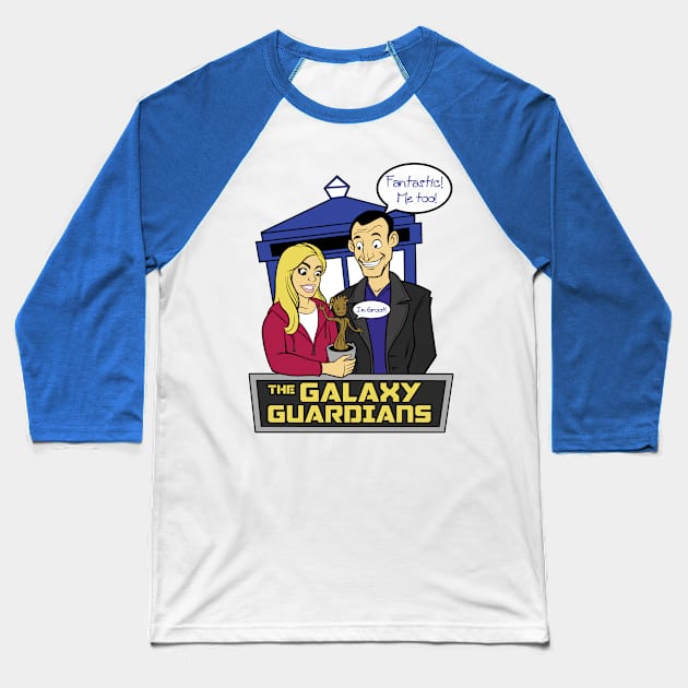 The Galaxy Guardians Baseball T-Shirt by OfficeInk